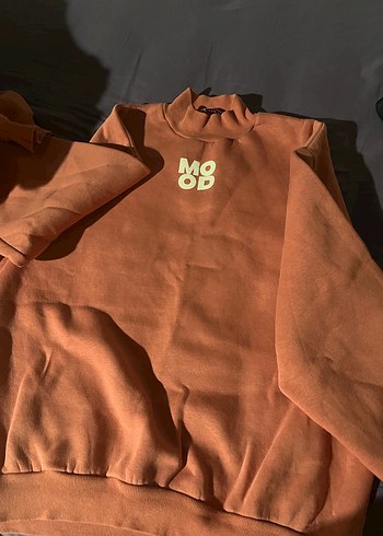 l Beden Bordo Oversize Kadın Sweatshirt