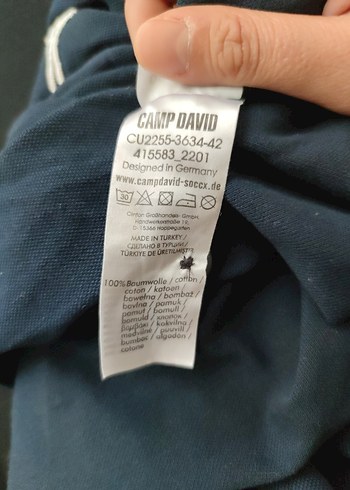 Camp david series 003 vintage lacivert polo yaka limited edition - Görsel 7