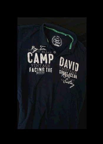 Camp david series 003 vintage lacivert polo yaka limited edition - Görsel 3