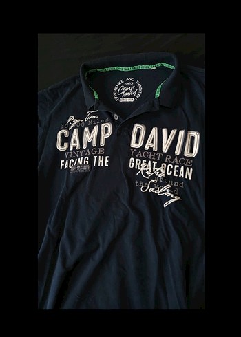 Camp david series 003 vintage lacivert polo yaka limited edition - Görsel 4