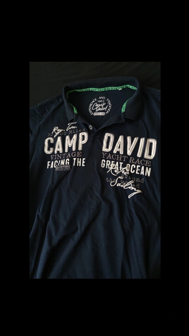 Camp david series 003 vintage lacivert polo yaka limited edition - Görsel 4