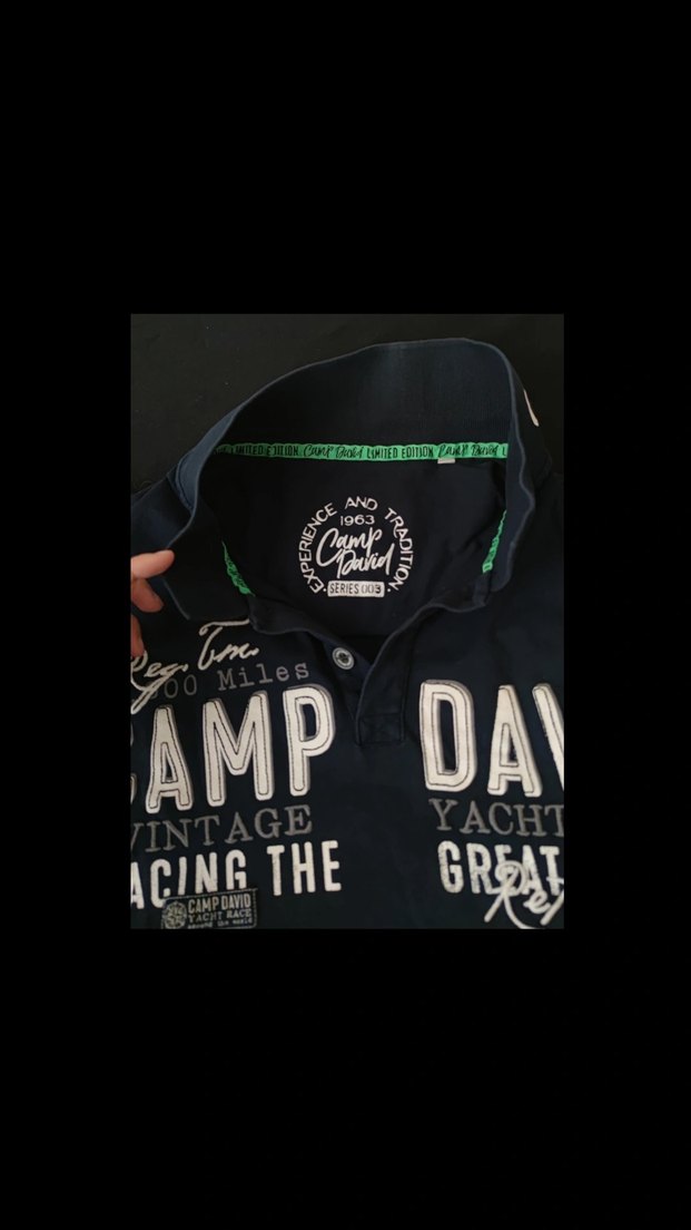 Camp david series 003 vintage lacivert polo yaka limited edition - Görsel 5