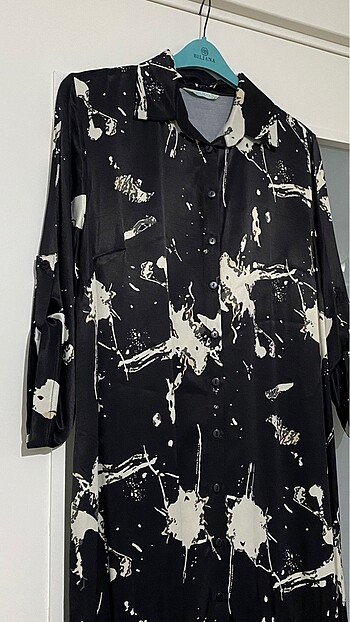 Saten elbise - Görsel 3