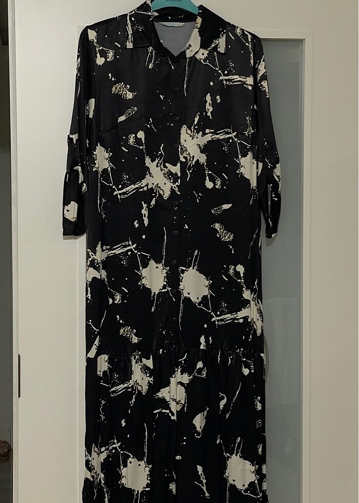 Saten elbise - Görsel 2