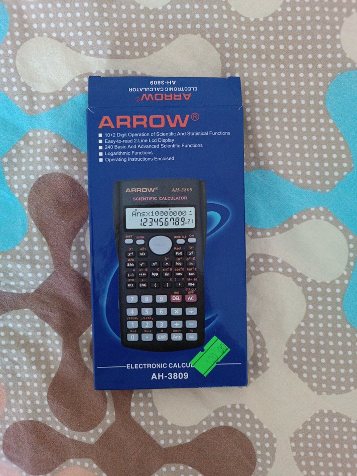 Arrow AH-3809 Bilimsel Hesap Makinesi - Görsel 3