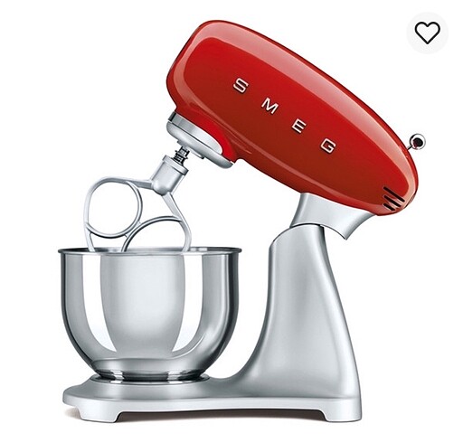 Beden SMEG Kırmızı Hamur Karıştırma Makinası SMF02RDEU