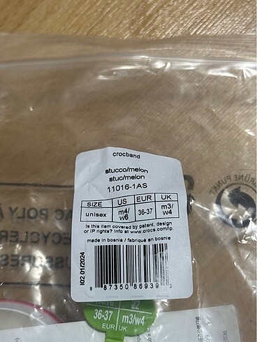 Crocs Stucco Melon 36-37 Numara - Görsel 5