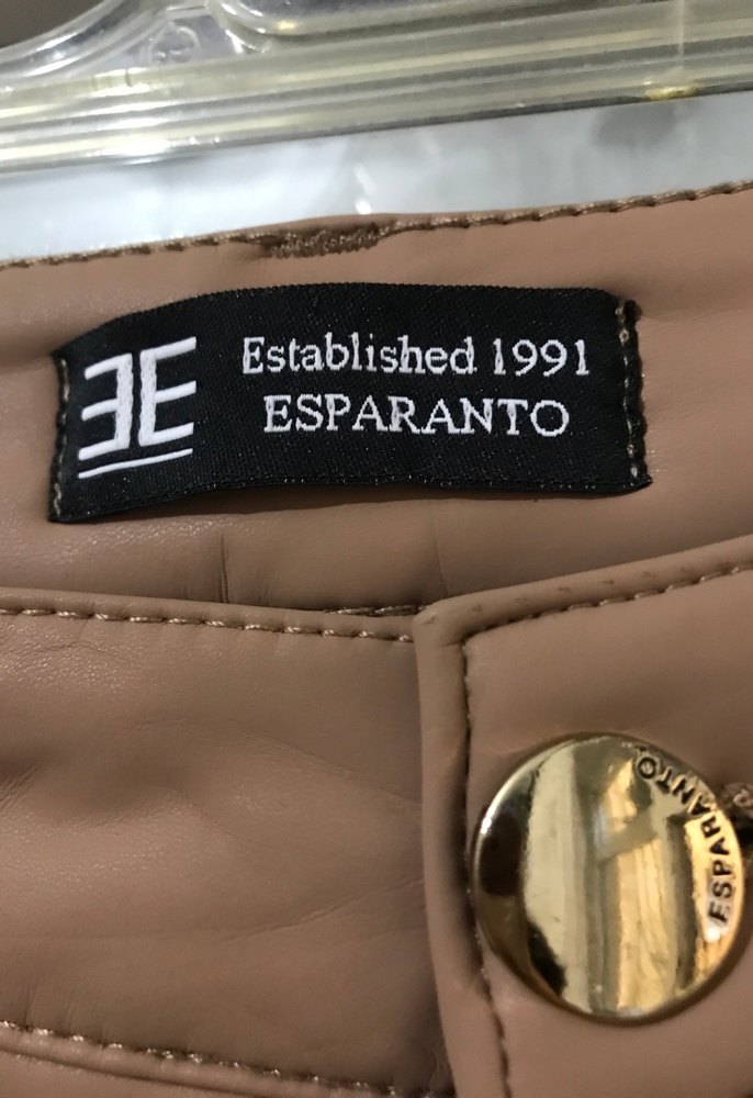 Bej Deri Kadın Midi Şort - Görsel 5