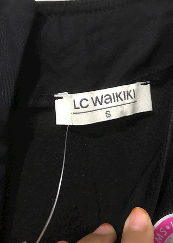 LC Waikiki Kemer Detaylı Siyah Deri Midi Elbise
