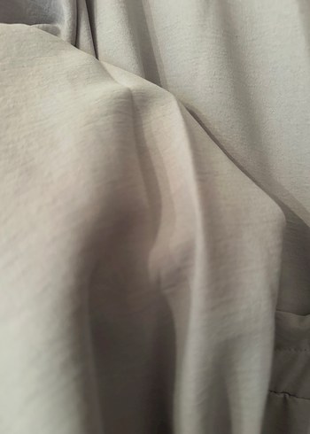 Diğer Kadın Kemerli Gri Rahat Kesim tunik Pantolon takım