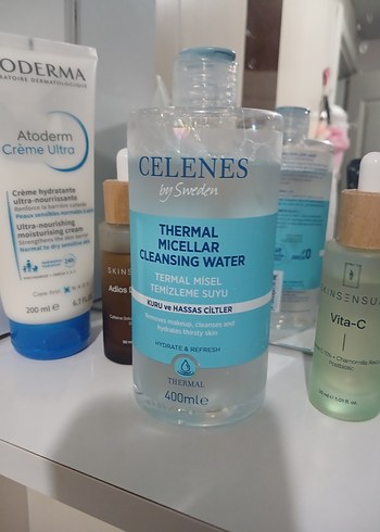 Celenes kuru ve hassas ciltler için temizleme suyu 400 ml