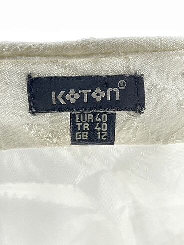 40 Beden beyaz Renk Koton Uzun Elbise %70 İndirimli.