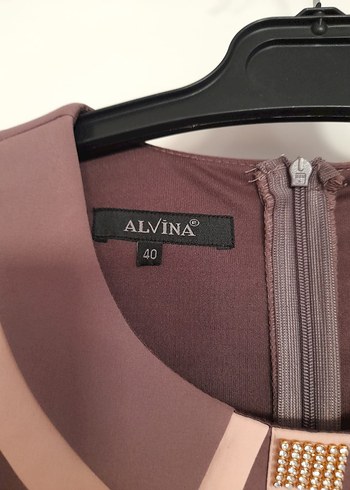 Düğmeli Uzun Kol Elbise - Görsel 2