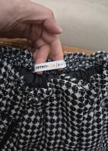 Kemerli Ekose Desenli çocuk Mini Şort - Görsel 2