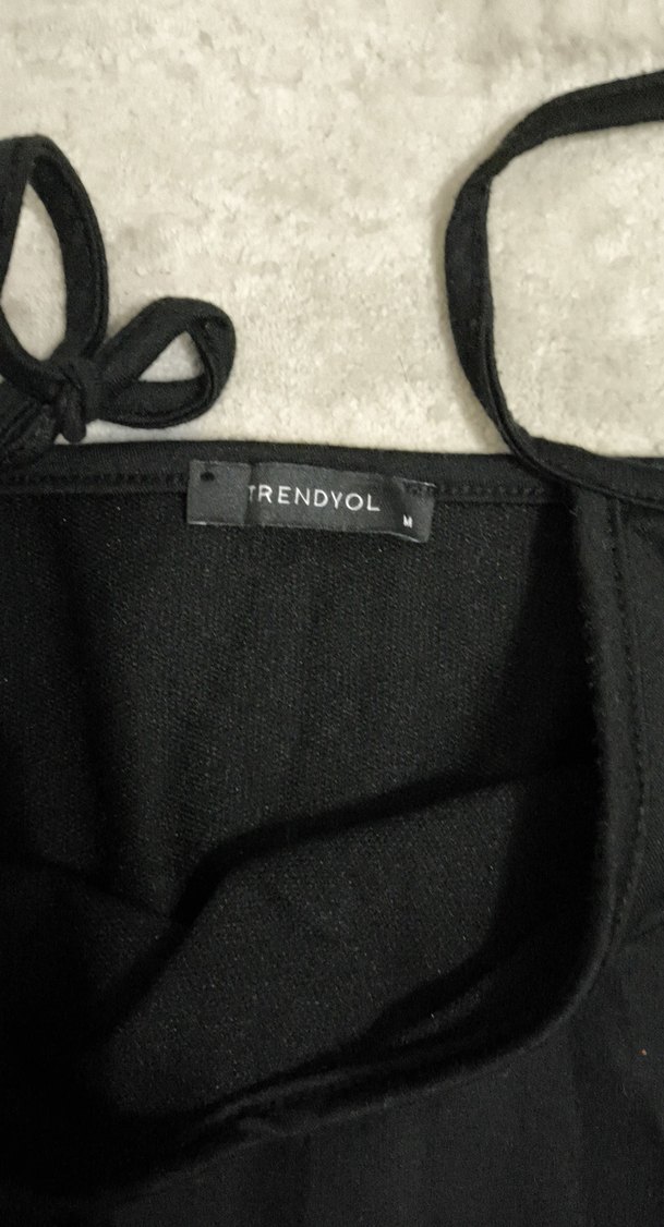 Siyah Kolsuz Mini Tulum - Görsel 3