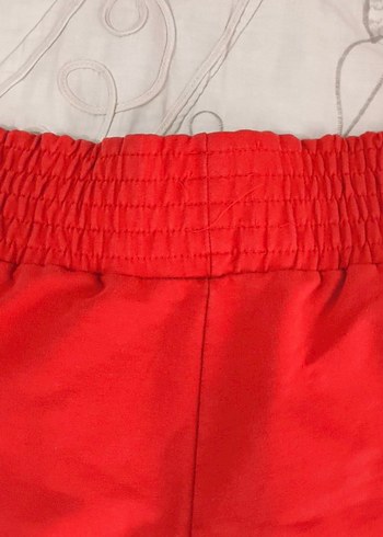 Kırmızı Rahat Kesim Kadın Eşofman Altı - Görsel 6
