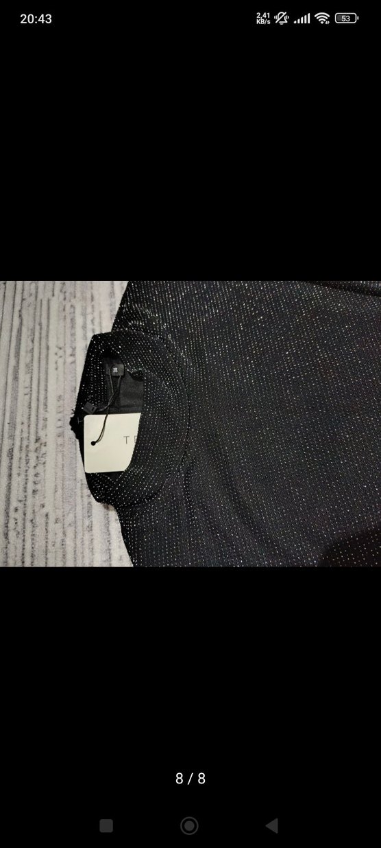 Drapeli Siyah Mini Gotik Elbise - Görsel 4