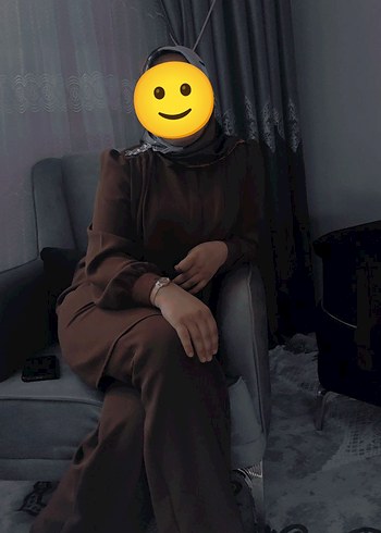 Diger Kahverengi Uzun Kadın Giyimi