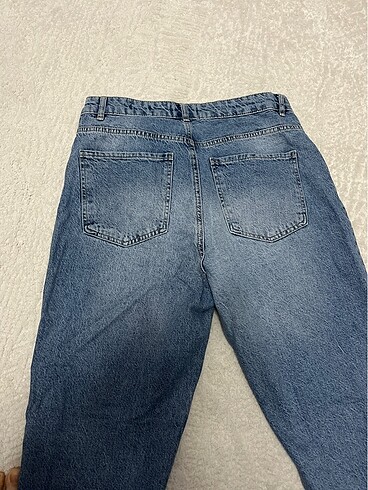 32 Beden mavi Renk Lc Waikiki Crop Straight Jean