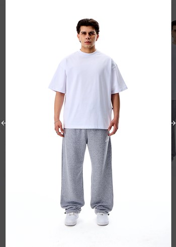 VOİD Gri Kadın Bol Kesim Fermuarlı Eşofman - Görsel 6