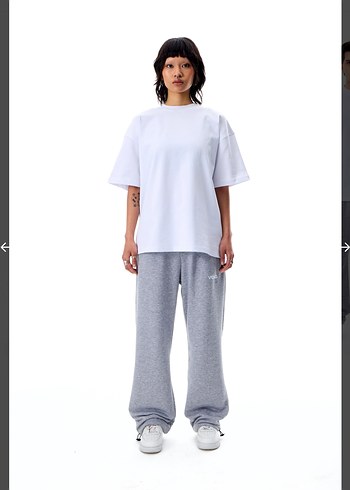 VOİD Gri Kadın Bol Kesim Fermuarlı Eşofman - Görsel 7