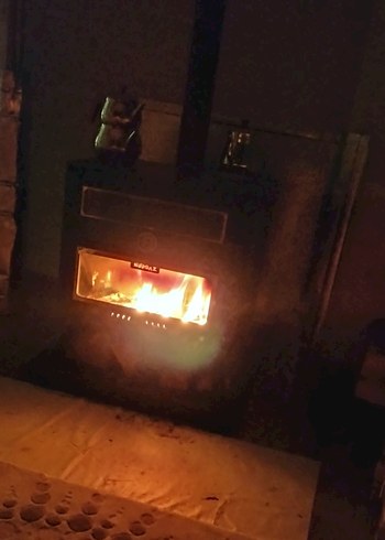kuzineli kamp sobası ve şömine
