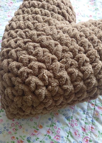 Kahverengi Kalp Şeklinde Yumuşak Yastık - Görsel 4