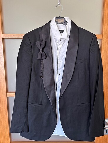 52 Beden siyah Renk D?S Damat Damatlık, Takım Elbise