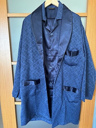Erkek Damatlık, Günlük Saten Pijama Gecelik Takımı