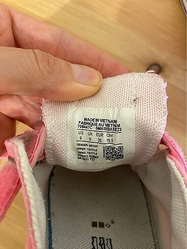 25 Beden Converse kız çocuk ayakkabı