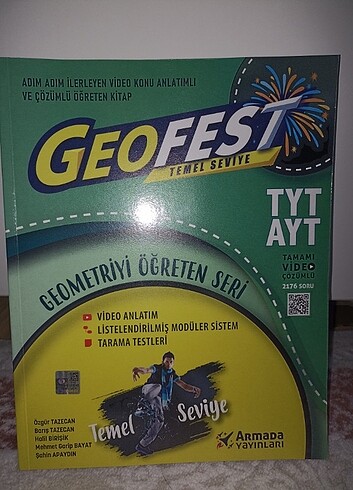 ARMADA YAYINLARI GEOFEST TEMEL SEVİYE TYT AYT KİTABI 