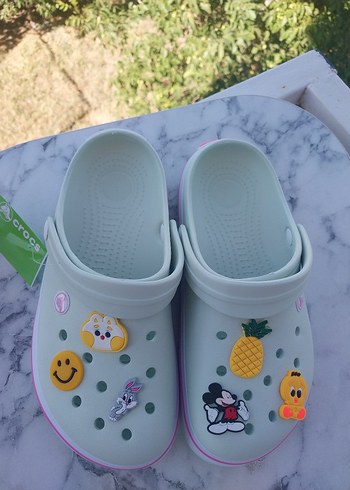 39 Beden yeşil Renk Crocs Terlik