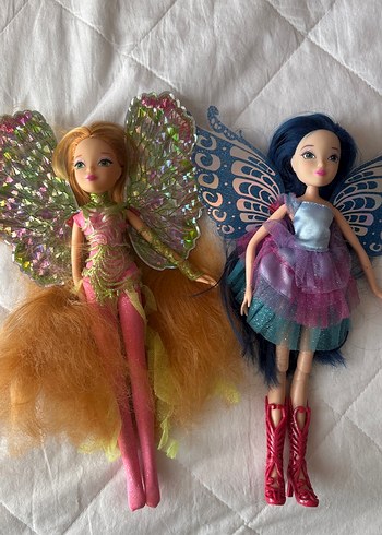 Winx Renkli Kanatlı Bebek Seti