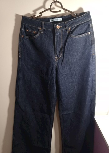 Lacivert Regular Fit Kadın Denim Pantolon