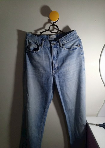 Zara Mavi Kadın Denim Pantolon