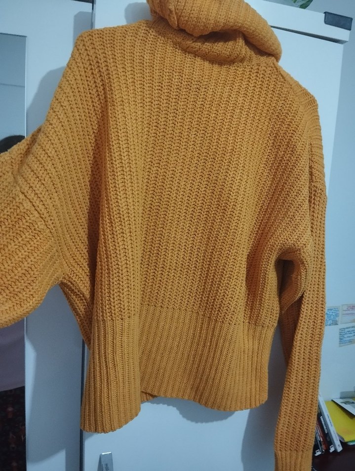 LCW Bej Örgü Boğazlı Kadın Kazak - Görsel 2