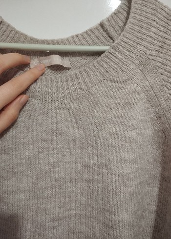 LCW Bej Kadın Triko Bisiklet Yaka Kazak - Görsel 2