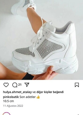 37 Beden Transparan Dolgu Topuk