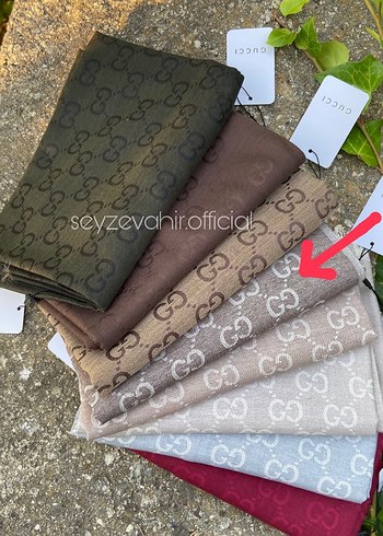 Gucci Yün Pamuk İpek Şal