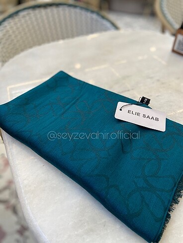 Beden lacivert Renk Elie Saab Kaşmir İpek Şal