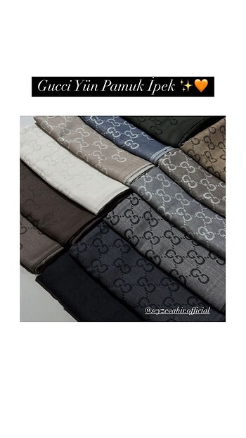 Gucci Gucci Yün İpek Şal