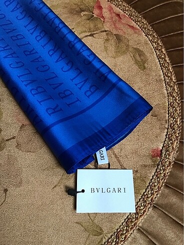 Bvlgari Vual İpek Lacivert