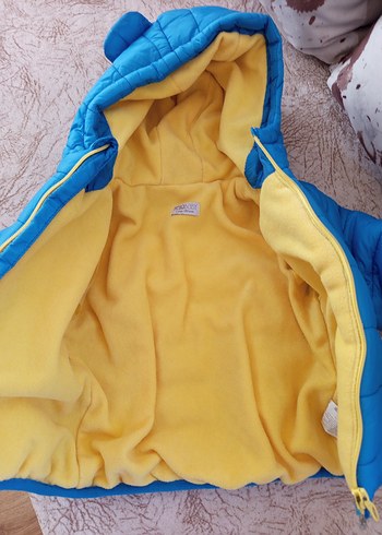 HelloBaby Kapüşonlu Mavi Erkek Çocuk Mont