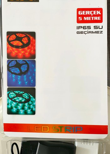  Beden çeşitli Renk RGB Şerit LED ve Uzaktan Kumanda Seti