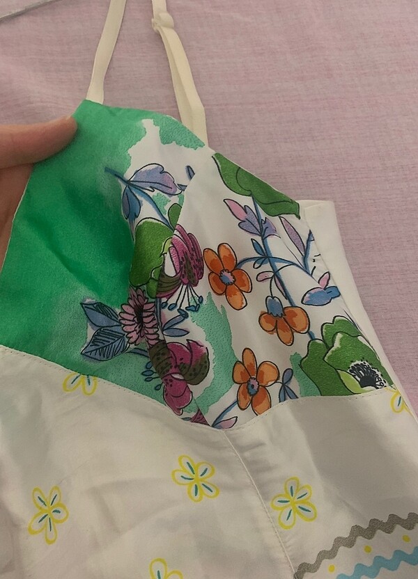 İpek ip askılı elbise - Görsel 5