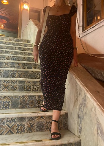 Bershka midi elbise - Görsel 6