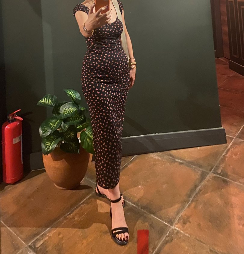 Bershka midi elbise - Görsel 5