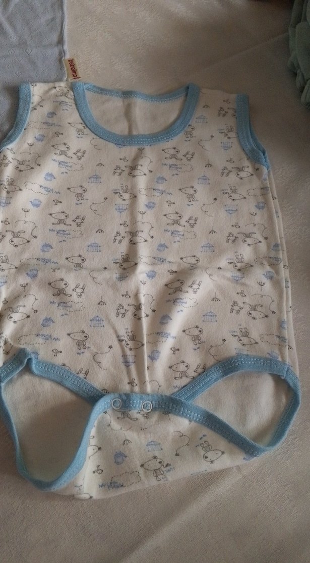 Erkek Bebek Askılı Body - Görsel 3