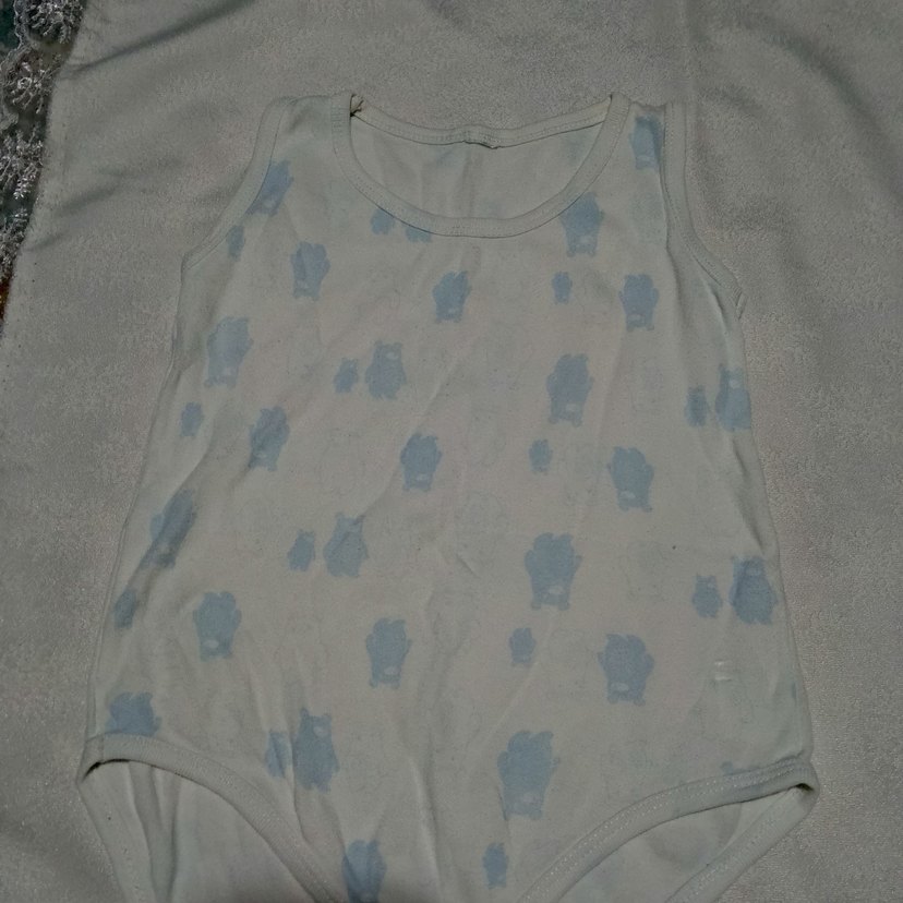 Bebek Kolsuz Beyaz Body - Görsel 2