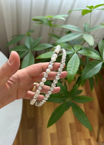 Beyaz Boncuklu Kadın El Zinciri - Görsel 3